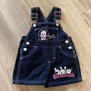 Vintage 102 Dalmatians Short Overalls